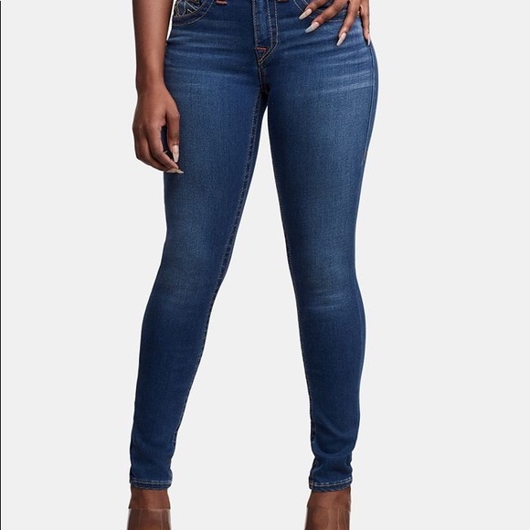 True religion Jenny curvy skinny jean medium wash 29 - Picture 4 of 15